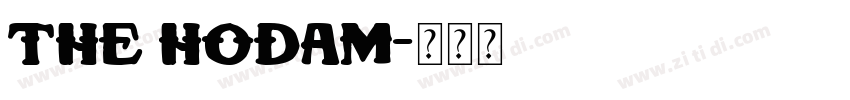 The Hodam字体转换 The Hodam字体转换